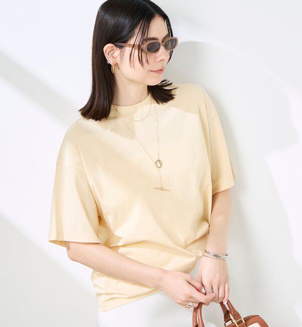 NOLLEY'S sophi「ウォッシャブル72/2超長綿オーバーサイズT」|Tシャツ・カットソー|