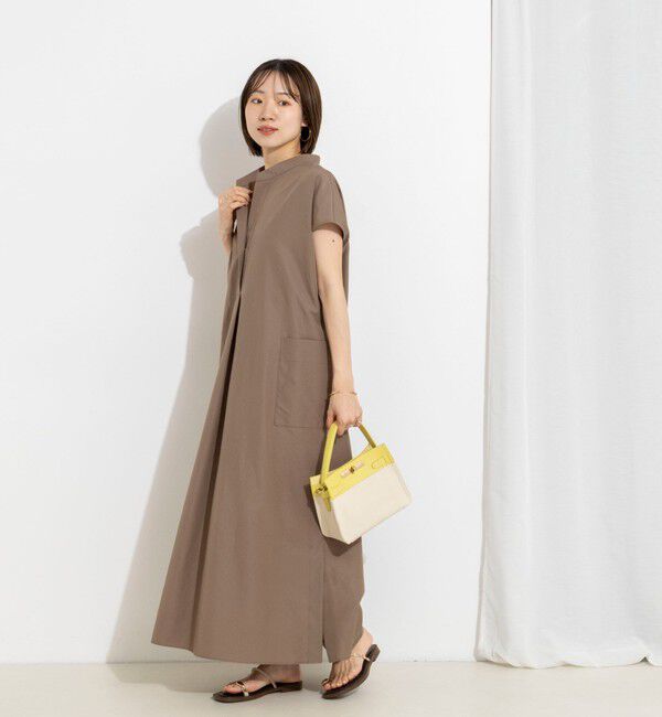 NOLLEY'S「【WEB＆一部店舗限定カラー】ウォッシャブルエクセルテックタンブラースタンドカラースキッパーワンピース」|ワンピース|