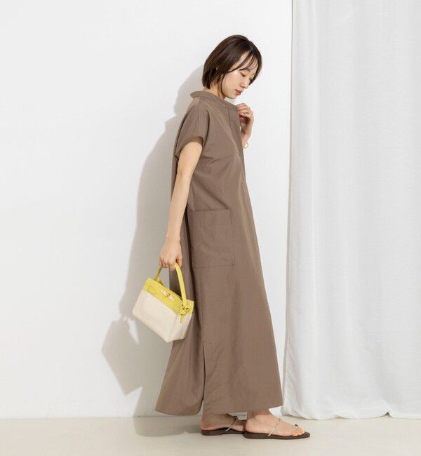 NOLLEY'S「【WEB＆一部店舗限定カラー】ウォッシャブルエクセルテックタンブラースタンドカラースキッパーワンピース」|ワンピース|