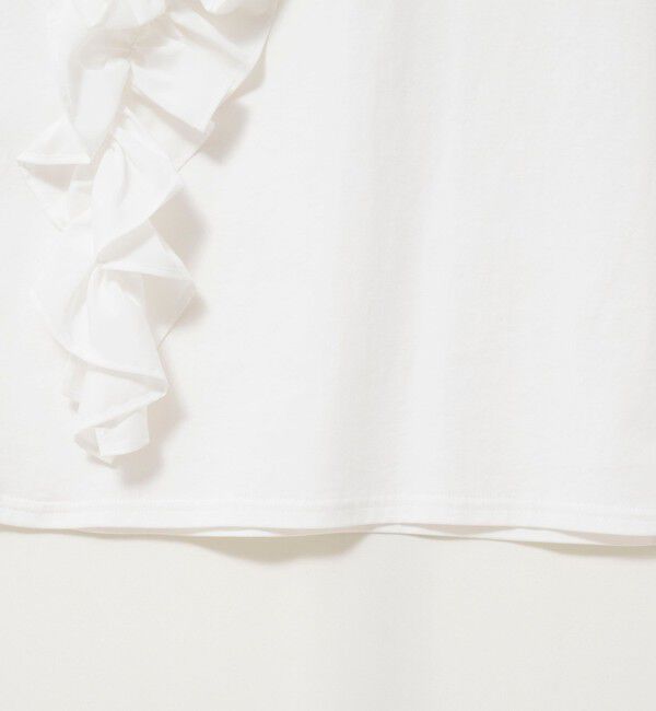 NOLLEY'S「【WEB限定】フリルTシャツ」|Tシャツ・カットソー|