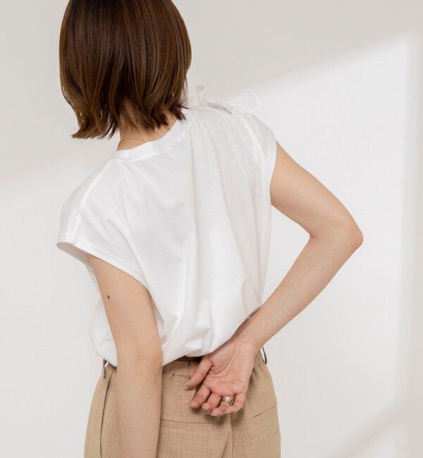 NOLLEY'S「【WEB限定】フリルTシャツ」|Tシャツ・カットソー|