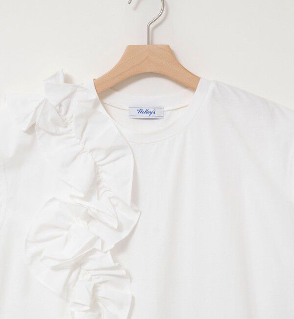 NOLLEY'S「【WEB限定】フリルTシャツ」|Tシャツ・カットソー|