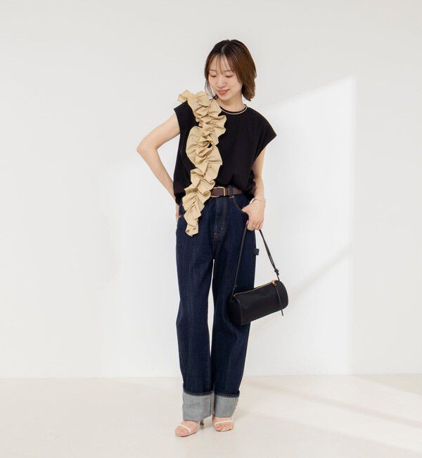 NOLLEY'S「【WEB限定】フリルTシャツ」|Tシャツ・カットソー|