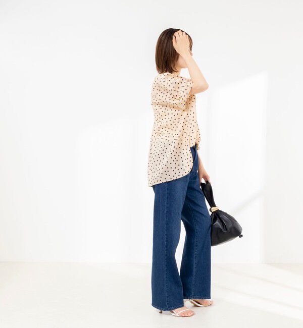 Rie Miller「《接触冷感》ウォッシャブルキャップスリーブプルオーバー」|シャツ・ブラウス|