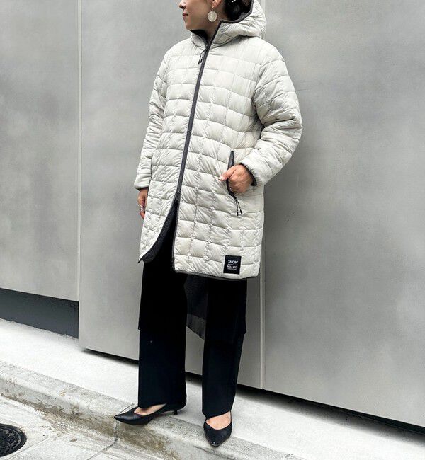 NOLLEY'S「【WEB＆一部店舗限定色アイテム】【TAION/タイオン】ボア&times;ダウンフードロング(リバーシブル)」|ダウン|