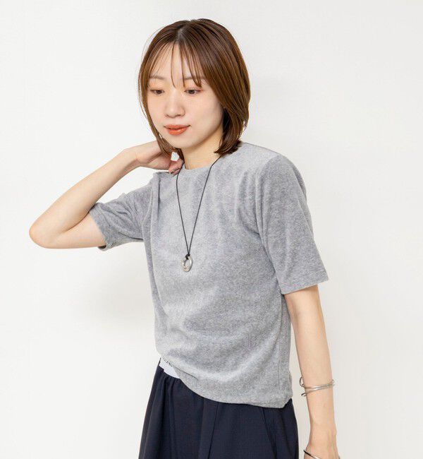 NOLLEY'S sophi「【PROTAGONISTA/プロタゴニスタ】ベロアＴ」|Tシャツ・カットソー|