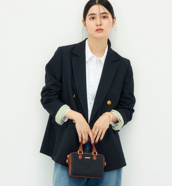 NOLLEY'S「《セットアップ対応》ウォッシャブルシャークWジャケット」|テーラードジャケット|
