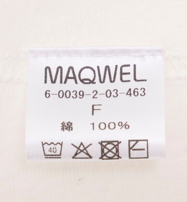 MAQWEL「【MAQWEL/マクウェル】ROOM#17ロングスリーブ」|Tシャツ・カットソー|