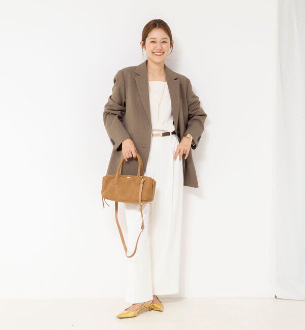 NOLLEY'S「【PR阿部☆別注】《抗ピリング/ストレッチ》ウォッシャブルダブルクロスオーバージャケット」|テーラードジャケット|