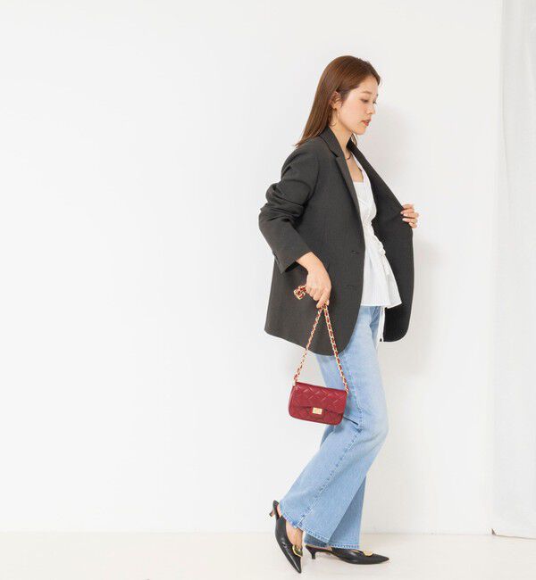 NOLLEY'S「【PR阿部☆別注】《抗ピリング/ストレッチ》ウォッシャブルダブルクロスオーバージャケット」|テーラードジャケット|