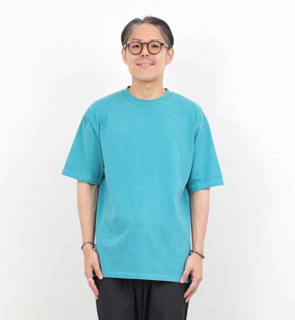 NOLLEY'S goodman「【BECシリーズ】《接触冷感/UVカット》PIGMENT DYE BIO WASH ピグメント染め オーバーサイズTシャツ」|Tシャツ・カットソー|