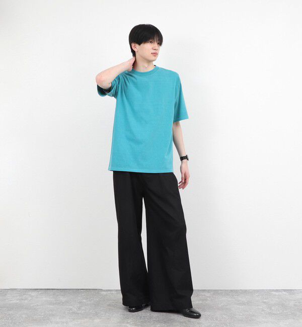 NOLLEY'S goodman「【BECシリーズ】《接触冷感/UVカット》PIGMENT DYE BIO WASH ピグメント染め オーバーサイズTシャツ」|Tシャツ・カットソー|