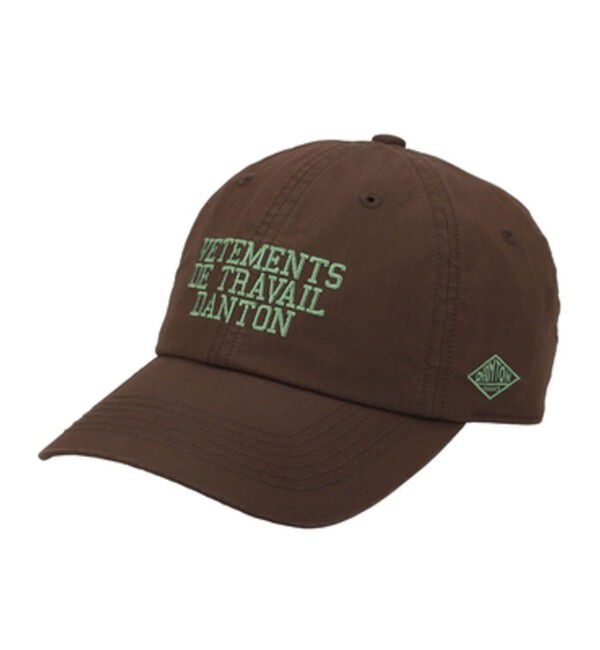 NOLLEY'S goodman「【DANTON/ダントン】＃DT-H0377 DCN 6P LOGO CAP」|キャップ・キャスケット|ブラウン