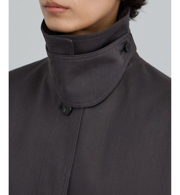 SALON adam et rope'「tacca テントシルエットステンカラーコート」|ステンカラーコート|
