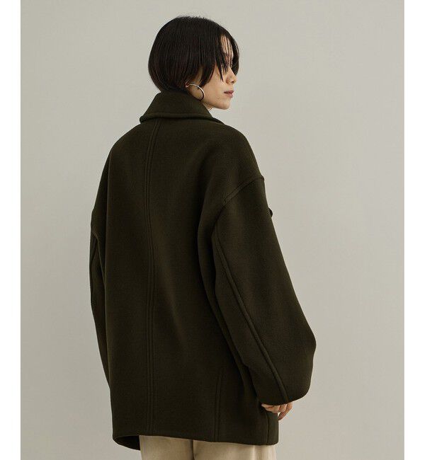 SALON adam et rope'「【WEB限定】FABRICA ダブルクロスPコート」|ピーコート|