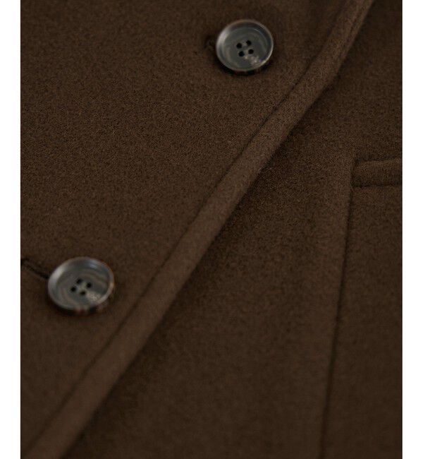 SALON adam et rope'「【WEB限定】FABRICA ダブルクロスPコート」|ピーコート|