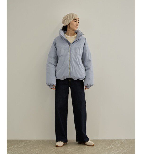 SALON adam et rope'「GREENDOWN（グリーンダウン）撥水加工スタンドカラーダウンジャケット 3」|ダウン|