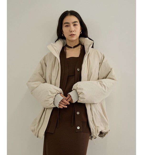 SALON adam et rope'「GREENDOWN（グリーンダウン）撥水加工スタンドカラーダウンジャケット 3」|ダウン|