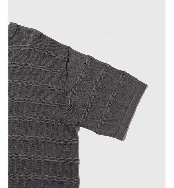 ADAM ET ROPE'「シアーボーダーニットTEE」|Tシャツ・カットソー|