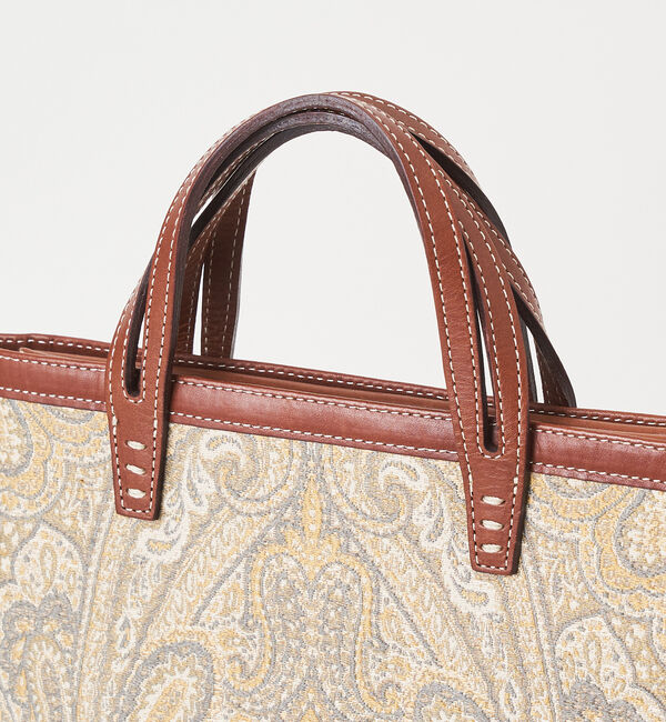 「【A VACATION】FAN PAISLEY OR」|トートバッグ|