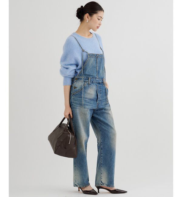  「《人気再販アイテム》DENIM ALL IN ONE２」|ワンピース|