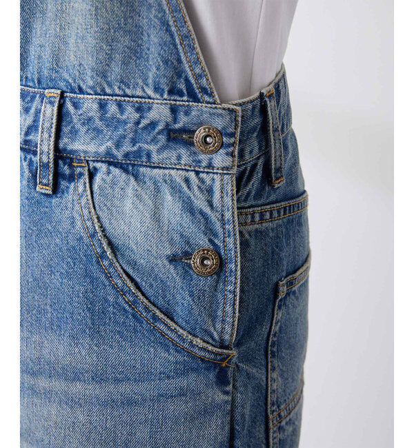  「《人気再販アイテム》DENIM ALL IN ONE２」|ワンピース|