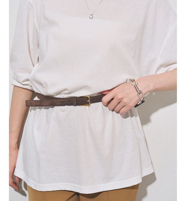  「【BOTERO】LAID Belt Suede」|ベルト|