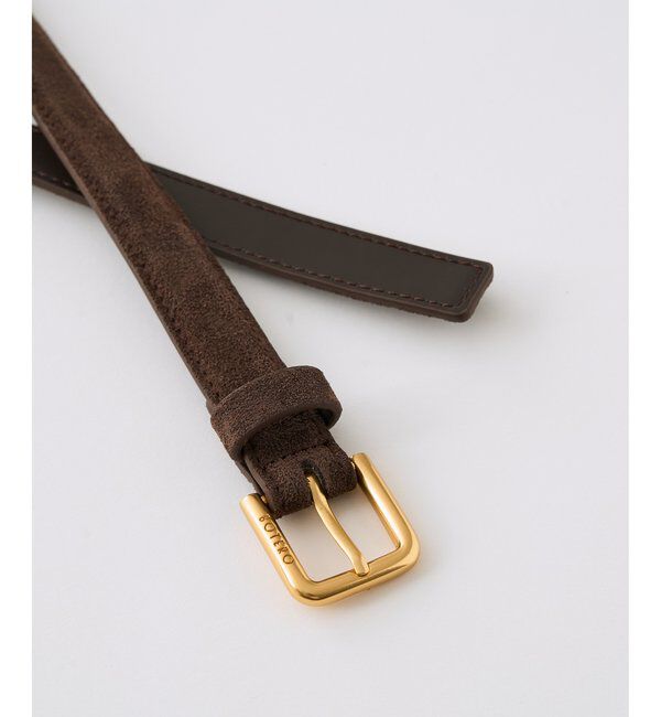  「【BOTERO】LAID Belt Suede」|ベルト|