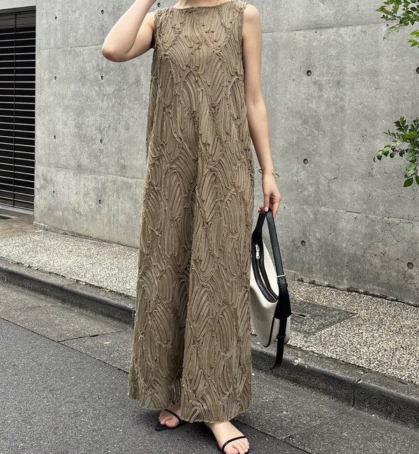  「【人気アイテム再販！/3サイズ展開】バテンレースワンピース」|ワンピース|カーキ