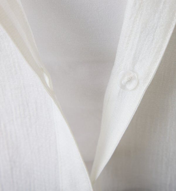  「【夏にも着られるシアーアイテム/軽量】ヴィンテージライクシアーシャツ」|シャツ・ブラウス|