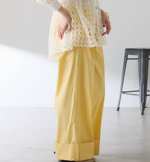  「ロールアップワイドパンツ」|その他|