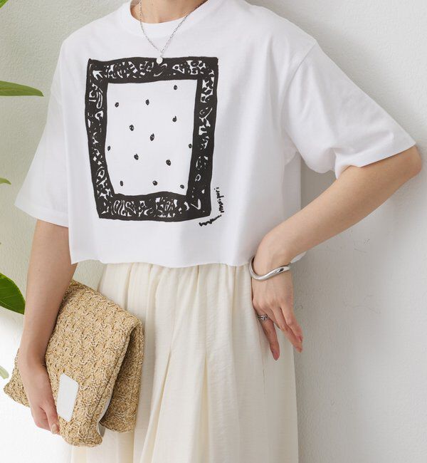  「【manipuri/マニプリ別注】プリントTシャツ」|Tシャツ・カットソー|ホワイト