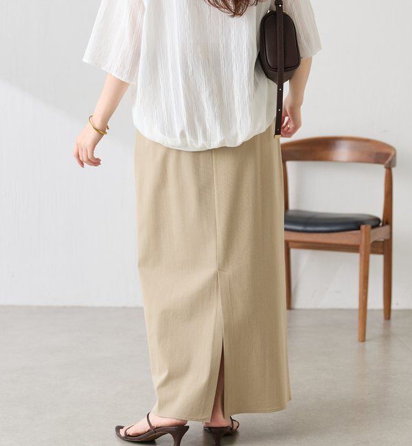  「【8/13 SALE ITEMに追加！/人気シリーズ】トリコットIラインスカート」|スカート|
