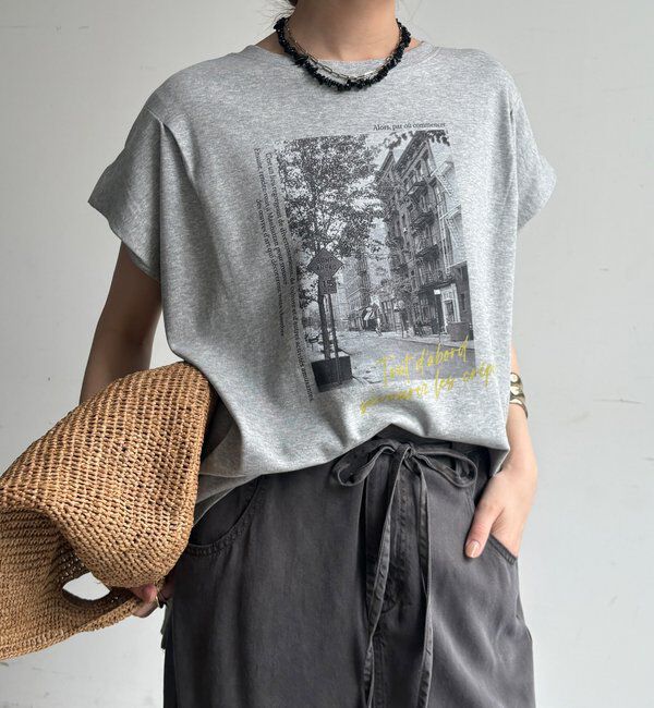  「【WEB限定】バックジップフォトロゴTEE」|Tシャツ・カットソー|