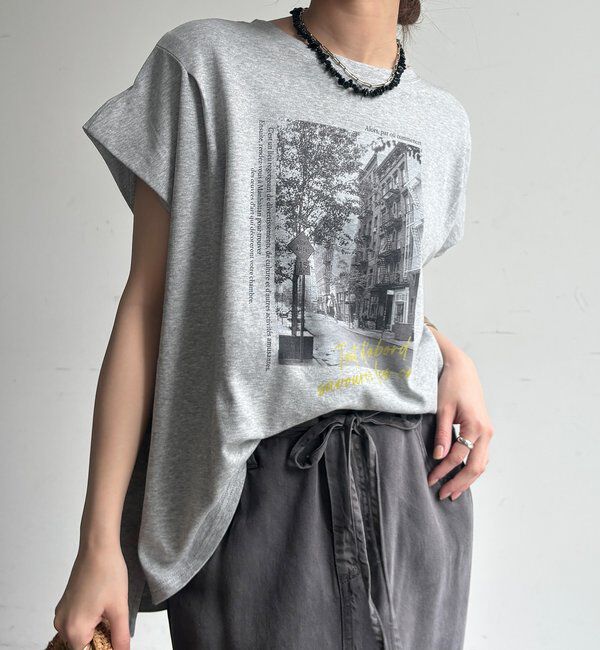  「【WEB限定】バックジップフォトロゴTEE」|Tシャツ・カットソー|