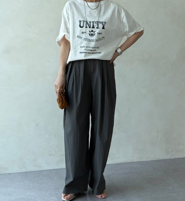  「【WEB限定】ロゴ&times;レースTEE」|Tシャツ・カットソー|