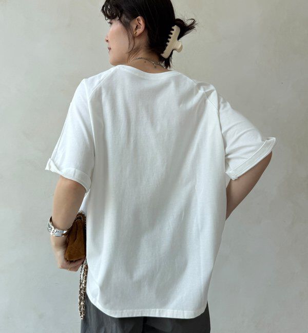  「【WEB限定】ロゴ&times;レースTEE」|Tシャツ・カットソー|