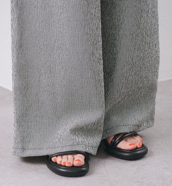  「【2サイズ展開/低身長サイズ】ペプラムキャミサロペット」|オールインワン|