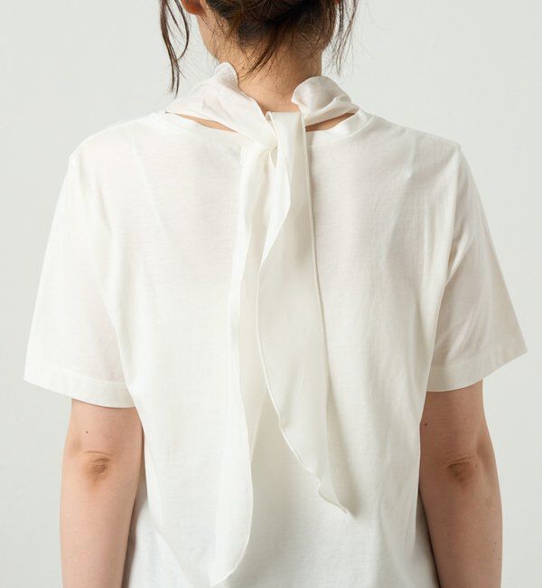  「サテンスカーフTee」|Tシャツ・カットソー|