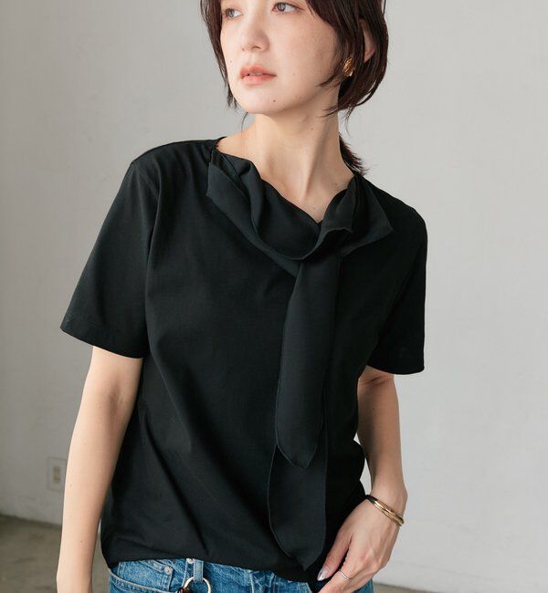  「サテンスカーフTee」|Tシャツ・カットソー|