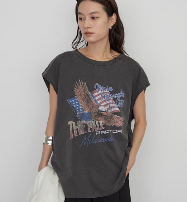  「【GOOD ROCK SPEED】EAGLEフレンチT」|Tシャツ・カットソー|ブラック