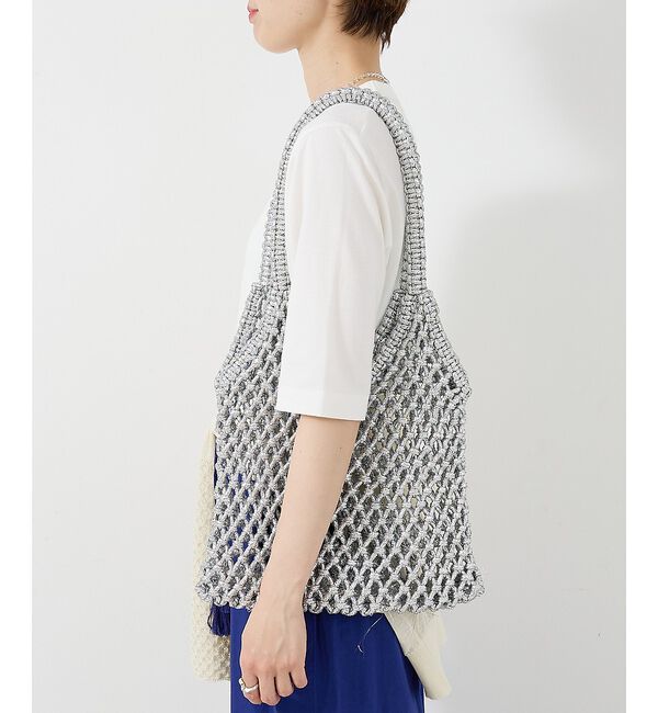 collex「【The Bagmati】 ラメメッシュバッグ」|かごバッグ|