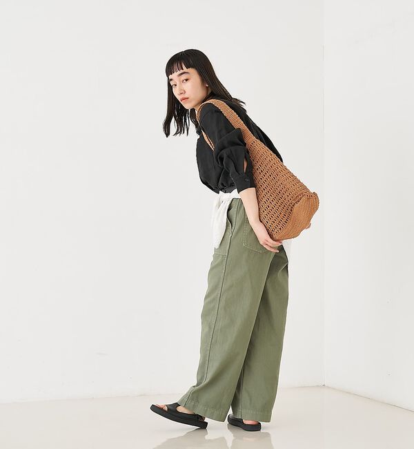 collex「【ANANS】LARGE クロシェトートバッグ」|エコバッグ|