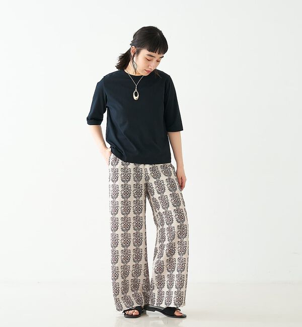 collex「ブロックプリント風 ボタニカルプリントパンツ」|その他|