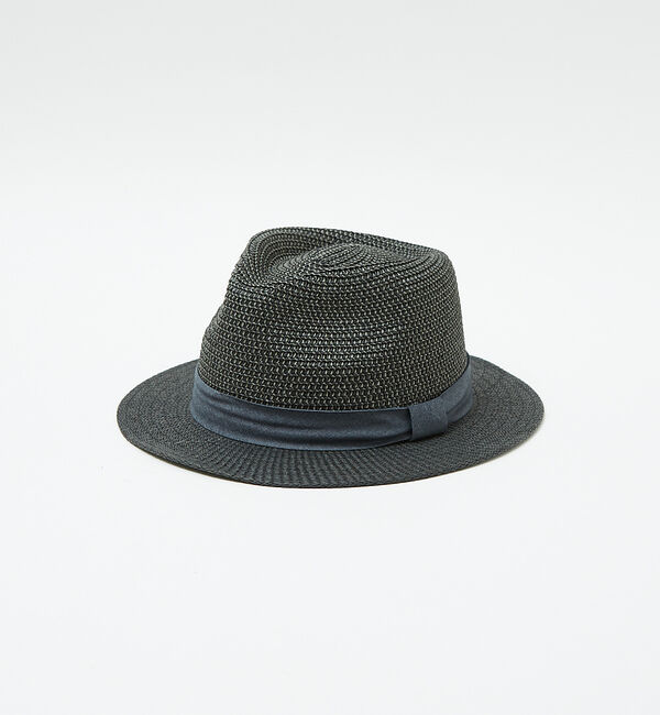 ABAHOUSE「【RUBEN/ルーベン】 TWOTONE FLAT HAT　ツートンフラットハッ」|その他|ブラック
