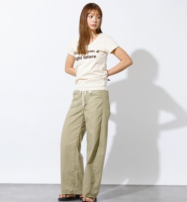 Rouge vif「【MIXTA/ミクスタ】プリント Tシャツ / ロゴTシャツ / 半袖」|Tシャツ・カットソー|