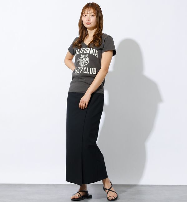 Rouge vif「【MIXTA/ミクスタ】プリント Tシャツ / ロゴTシャツ / 半袖」|Tシャツ・カットソー|