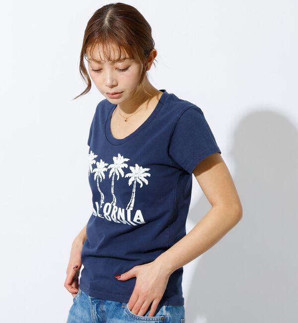 Rouge vif「【MIXTA/ミクスタ】プリント Tシャツ / ロゴTシャツ / 半袖」|Tシャツ・カットソー|