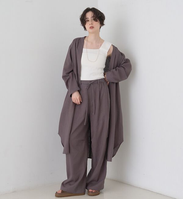 Rouge vif「【セットアップ対応】リネンタックイージーパンツ」|その他|