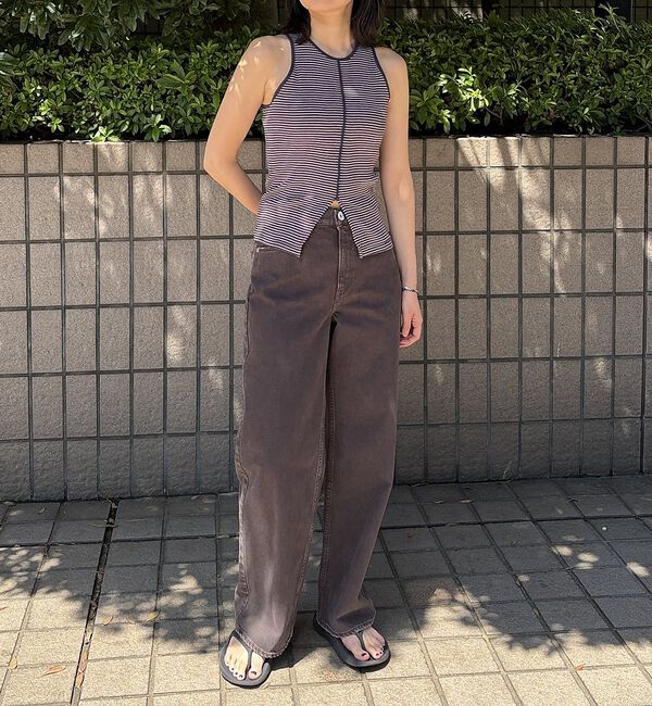 Rouge vif「【Robert P.Miller/ロバートピーミラー】Prib Slit Tan」|キャミソール|